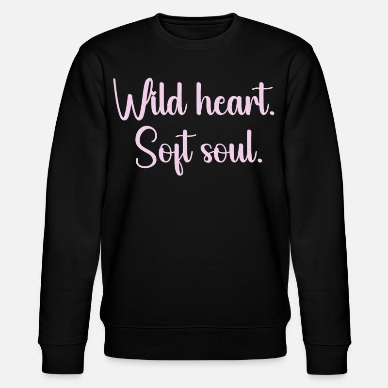 Cœur Sauvage Âme Douce - Sweat bio CHANGER Stanley/Stella Unisexe - noir