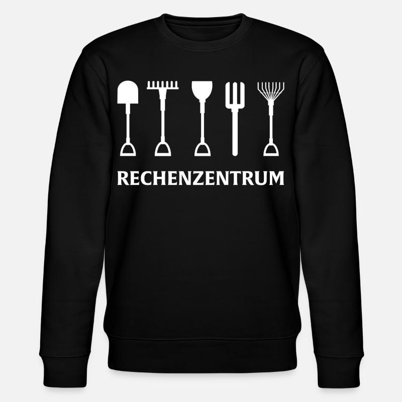 Rechenzentrum Gartenarbeit  - Stanley/Stella Unisex Bio-Sweatshirt CHANGER  - Schwarz