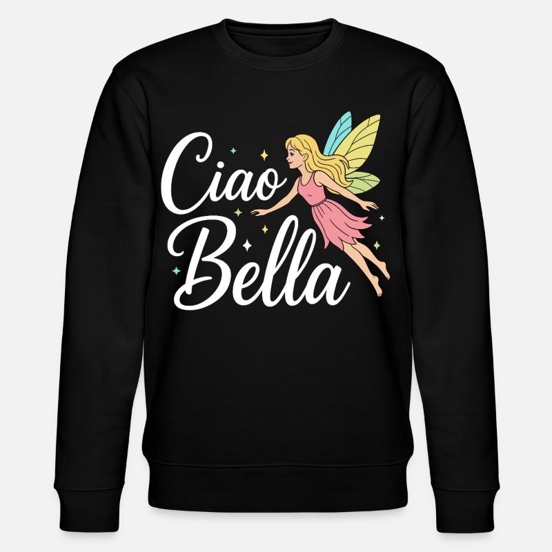 Ciao Bella - Stanley/Stella Unisex Bio-Sweatshirt CHANGER  - Schwarz