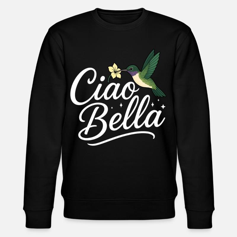 Ciao Bella - Stanley/Stella Unisex Bio-Sweatshirt CHANGER  - Schwarz