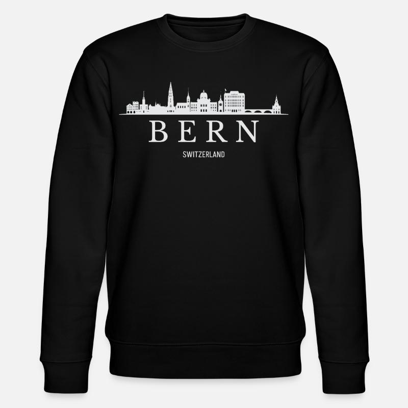 Silhouette de Berne, Berne Suisse - Sweat bio CHANGER Stanley/Stella Unisexe - noir