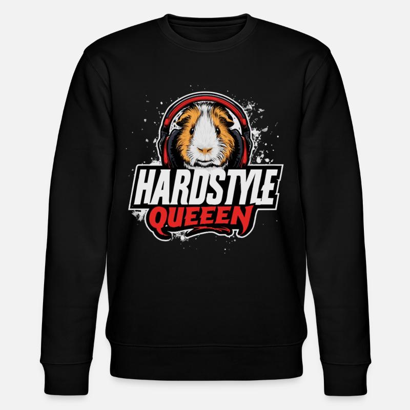 Hardstyle Queen – cobaye avec casque - Sweat bio CHANGER Stanley/Stella Unisexe - noir