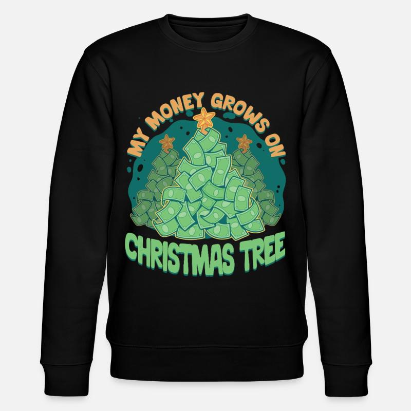 Producteurs d'arbres de Noël - Sweat bio CHANGER Stanley/Stella Unisexe - noir
