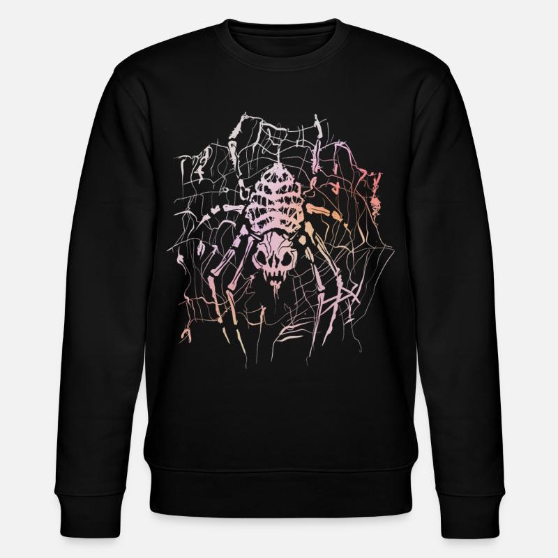 Araignée squelette - Sweat bio CHANGER Stanley/Stella Unisexe - noir