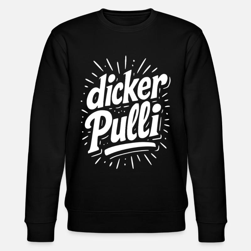 Pull épais Neon Typo - Sweat bio CHANGER Stanley/Stella Unisexe - noir