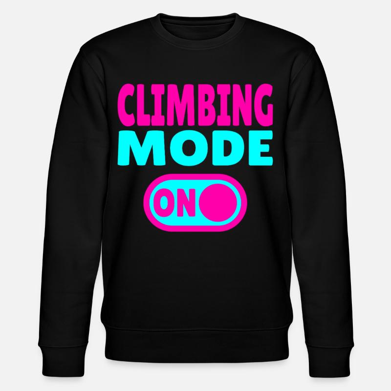 Mode d’escalade activé – Style Boulder & Kletter - Sweat bio CHANGER Stanley/Stella Unisexe - noir