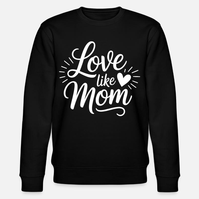 Liebe wie Mama Design - Stanley/Stella Unisex Bio-Sweatshirt CHANGER  - Schwarz