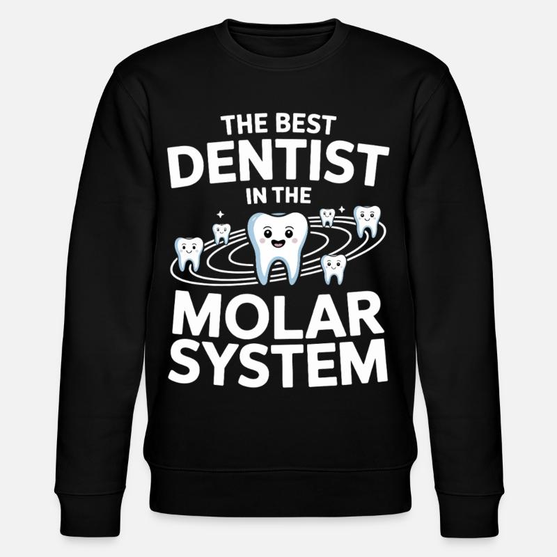 Zahnhelden Molar System - Stanley/Stella CHANGER Unisex Organic Sweatshirt - black