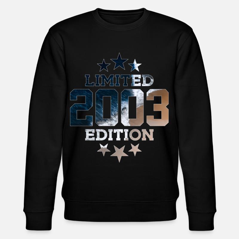 ÉDITION LIMITÉE 23E ANNIVERSAIRE 2003 - Sweat bio CHANGER Stanley/Stella Unisexe - noir