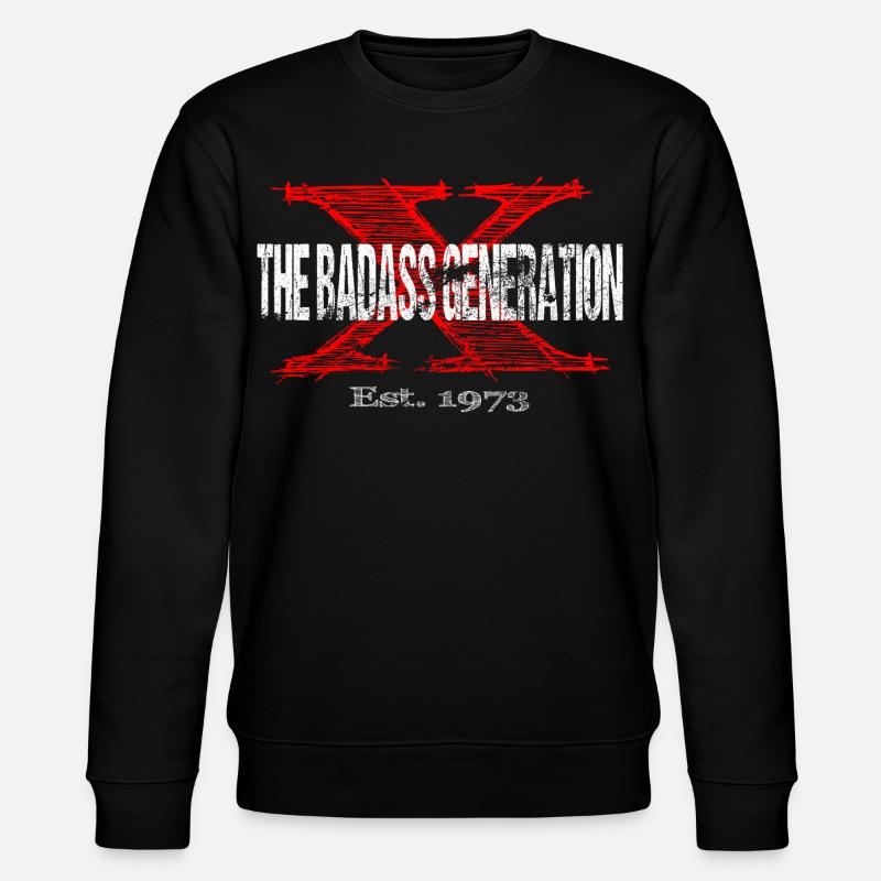 Génération X 1973 Rétro - Sweat bio CHANGER Stanley/Stella Unisexe - noir