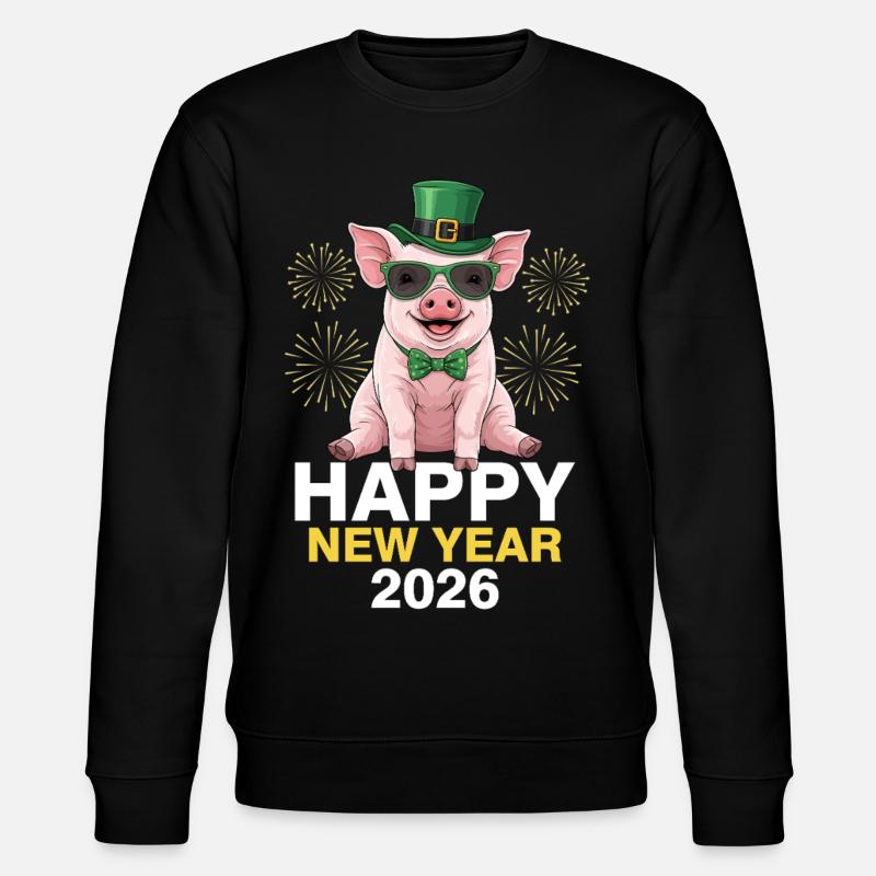 Bonne Année 2026 - Sweat bio CHANGER Stanley/Stella Unisexe - noir