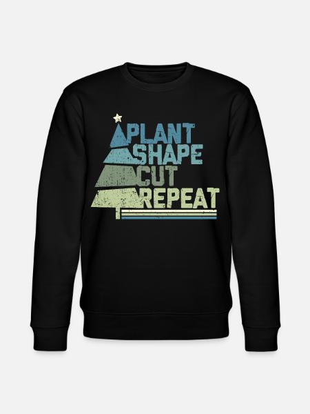 Weihnachtsbaum Züchter Plant Shape Cut - Stanley/Stella Unisex Bio-Sweatshirt CHANGER - Schwarz