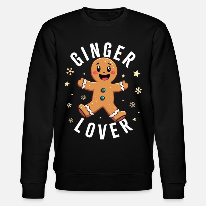 Ingwer-Liebhaber - Stanley/Stella Unisex Bio-Sweatshirt CHANGER  - Schwarz