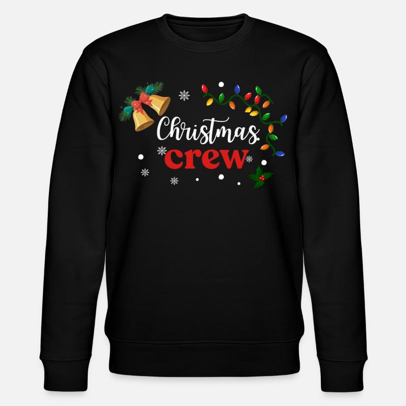 Weihnachts-Crew - Stanley/Stella Unisex Bio-Sweatshirt CHANGER  - Schwarz