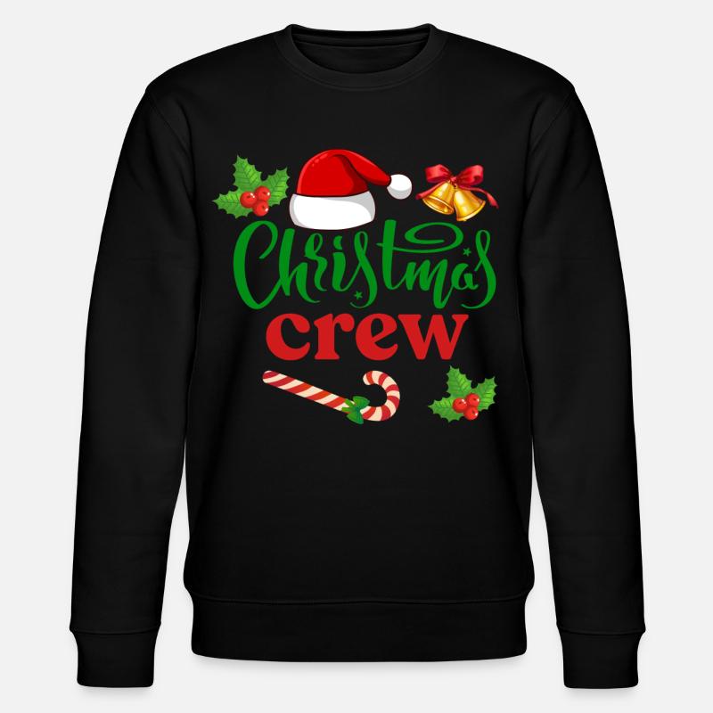 Équipage de Noël - Sweat bio CHANGER Stanley/Stella Unisexe - noir