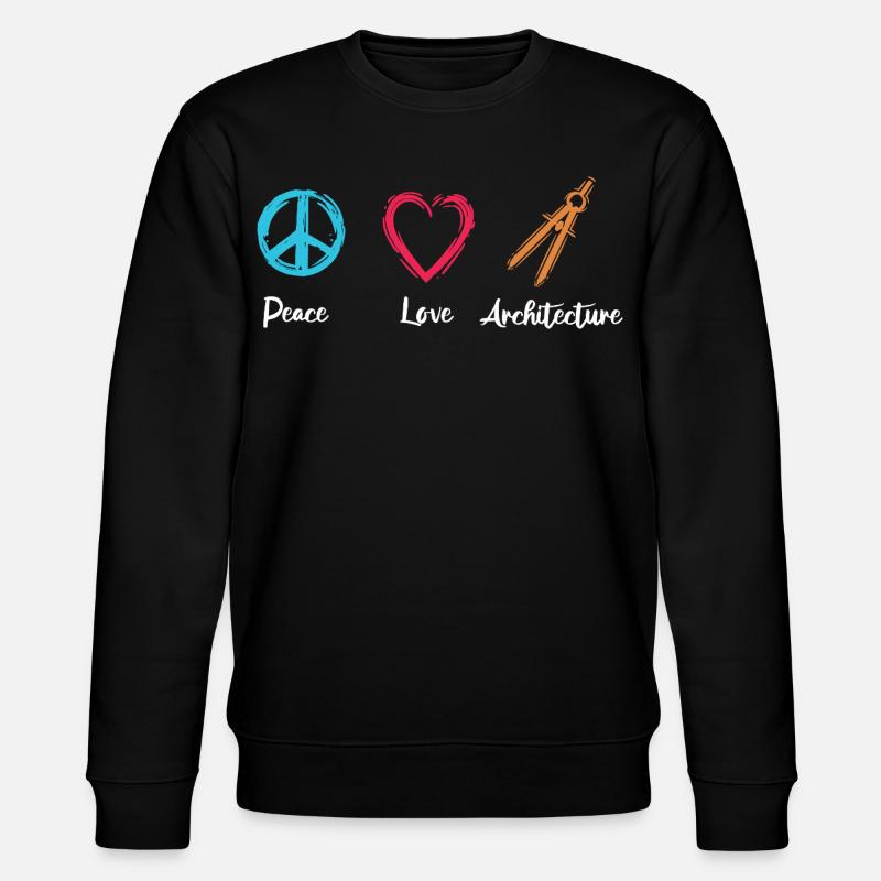 Paix Amour Architecture - Sweat bio CHANGER Stanley/Stella Unisexe - noir