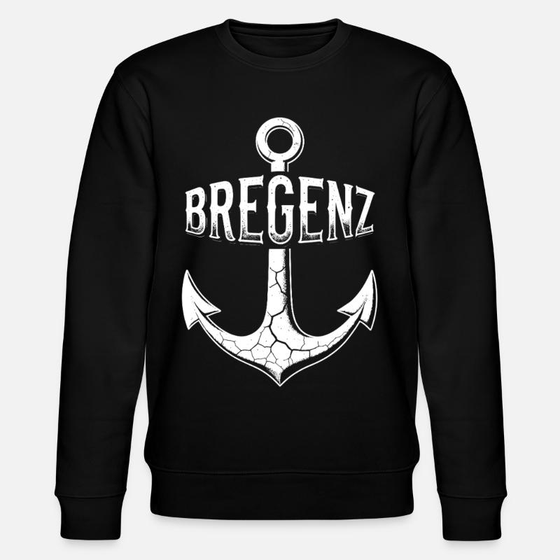 Anker Bregenz Bodensee Österreich - Stanley/Stella Unisex Bio-Sweatshirt CHANGER  - Schwarz