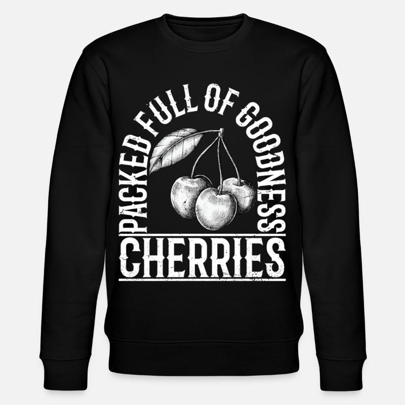 Rempli de cerises de qualité - Sweat bio CHANGER Stanley/Stella Unisexe - noir
