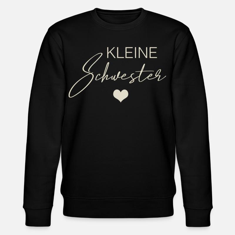 Kleine Schwester - Stanley/Stella Unisex Bio-Sweatshirt CHANGER  - Schwarz