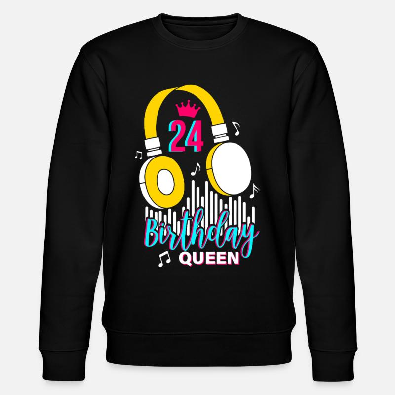 Anniversaire Reine 24e anniversaire - Sweat bio CHANGER Stanley/Stella Unisexe - noir