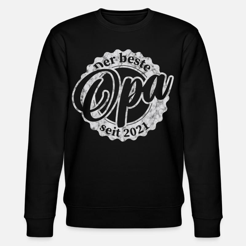 Le meilleur papy depuis 2021 - Sweat bio CHANGER Stanley/Stella Unisexe - noir