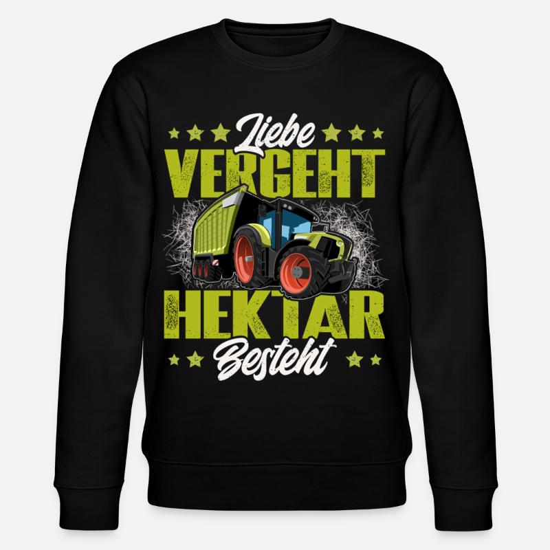 Landwirt - Stanley/Stella Unisex Bio-Sweatshirt CHANGER - Schwarz