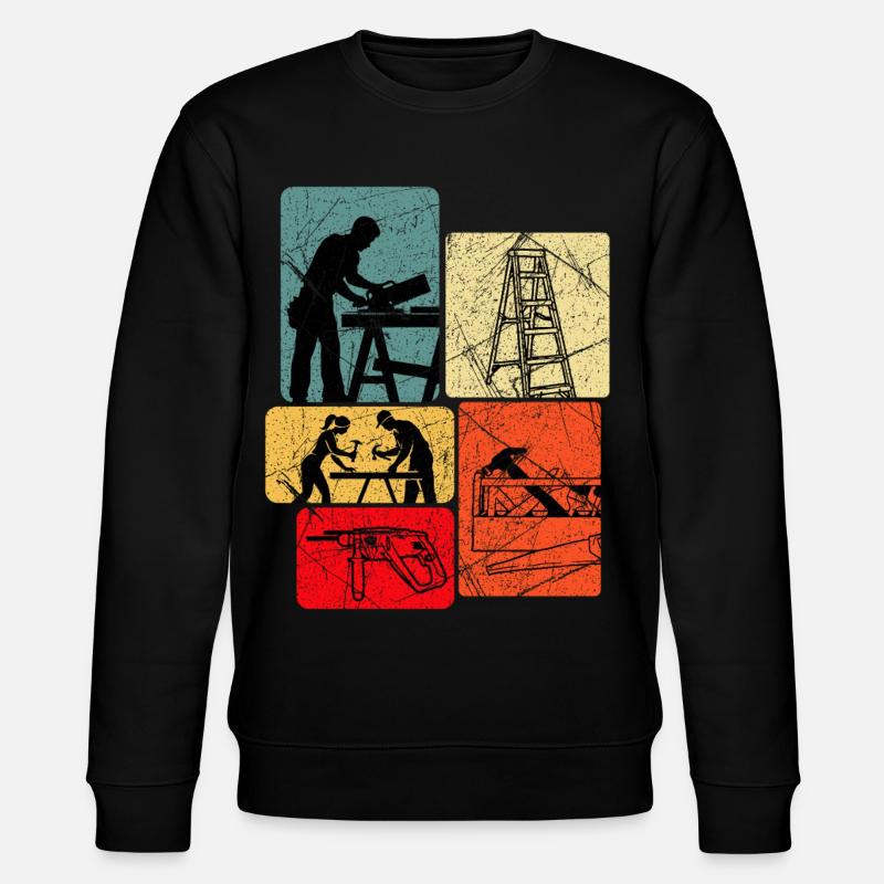 Projet de bricolage Dire temps en famille - Sweat bio CHANGER Stanley/Stella Unisexe - noir