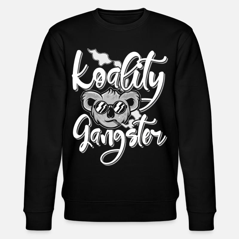 Koality Gangster - Stanley/Stella Unisex Bio-Sweatshirt CHANGER  - Schwarz