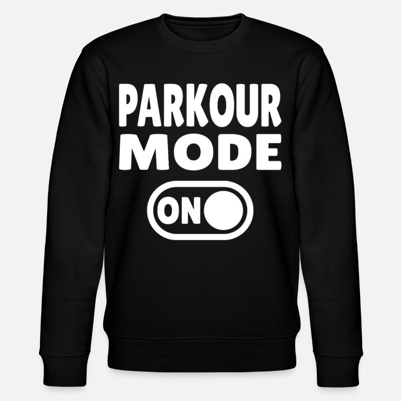 Parkour Mode ON - Stanley/Stella Unisex Bio-Sweatshirt CHANGER  - Schwarz