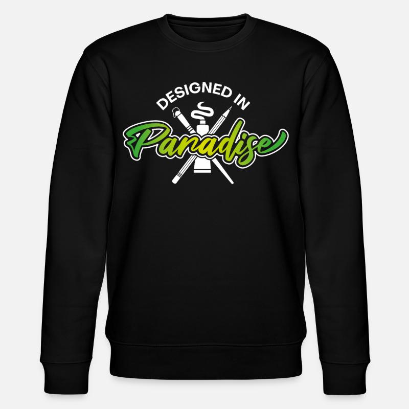 Designed in Paradise  - Stanley/Stella Unisex Bio-Sweatshirt CHANGER  - Schwarz
