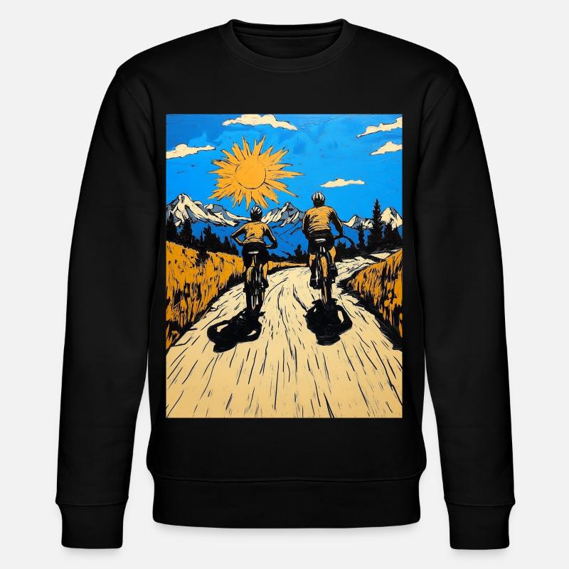 Sonnenweg Zu Zweit - Stanley/Stella Unisex Bio-Sweatshirt CHANGER  - Schwarz