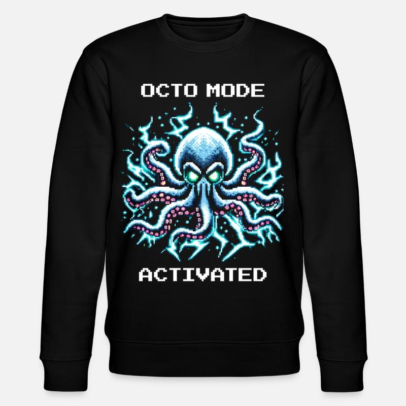 Mode pieuvre activé | Kraken Gaming Humour - Sweat bio CHANGER Stanley/Stella Unisexe - noir
