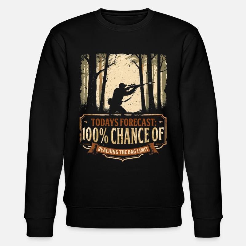 Eichhörnchenjäger Baumratte - Stanley/Stella Unisex Bio-Sweatshirt CHANGER  - Schwarz