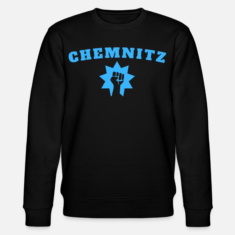 Chemnitz - Stanley/Stella Unisex Bio-Sweatshirt CHANGER  - Schwarz