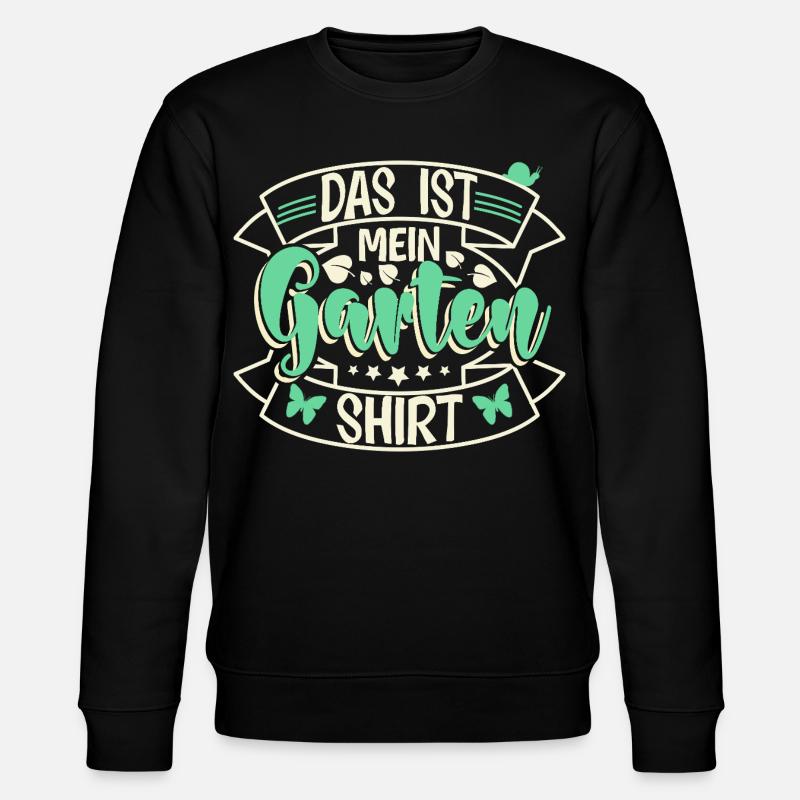 Garten Schrebergarten - Stanley/Stella Unisex Bio-Sweatshirt CHANGER  - Schwarz
