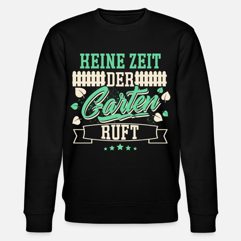 Garten Schrebergarten - Stanley/Stella Unisex Bio-Sweatshirt CHANGER  - Schwarz