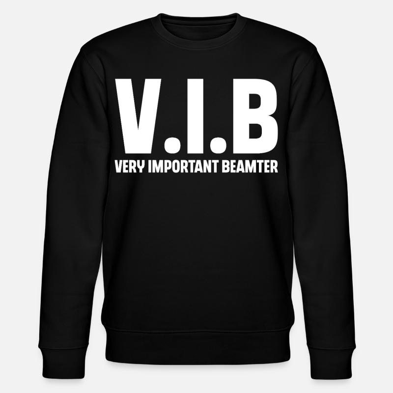 Beamter - Stanley/Stella Unisex Bio-Sweatshirt CHANGER  - Schwarz