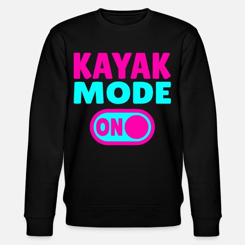 Kayak Mode ON - Stanley/Stella Unisex Bio-Sweatshirt CHANGER  - Schwarz