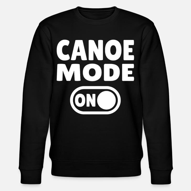Mode canoë activé - Sweat bio CHANGER Stanley/Stella Unisexe - noir