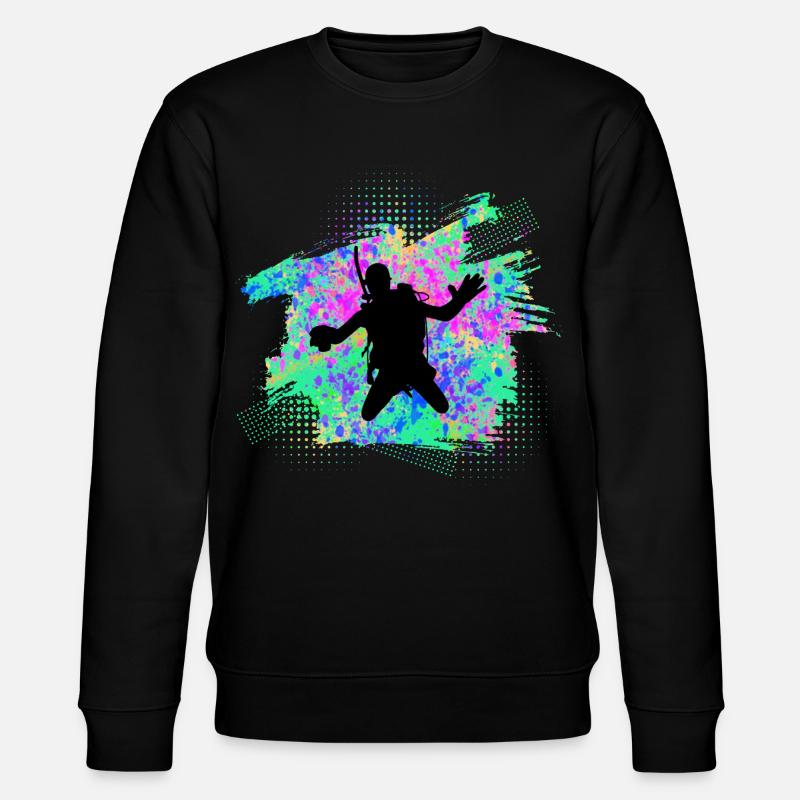 Taucher tauchen - Stanley/Stella Unisex Bio-Sweatshirt CHANGER  - Schwarz