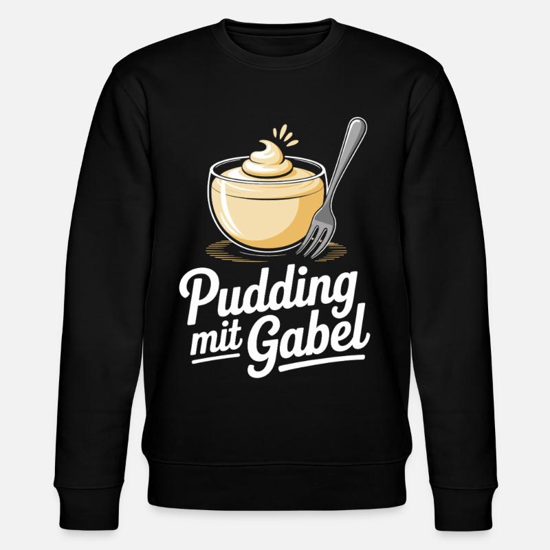 Pudding à la fourchette - Sweat bio CHANGER Stanley/Stella Unisexe - noir