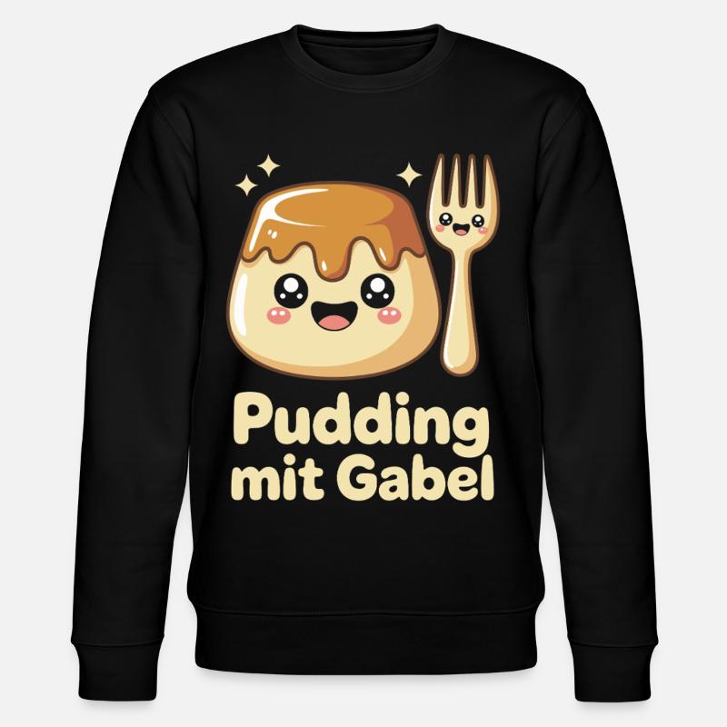 Pudding à la fourchette - Sweat bio CHANGER Stanley/Stella Unisexe - noir