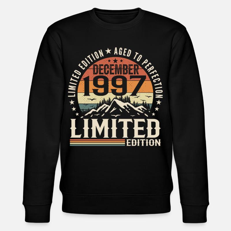 Dezember 1997 - Stanley/Stella Unisex Bio-Sweatshirt CHANGER  - Schwarz