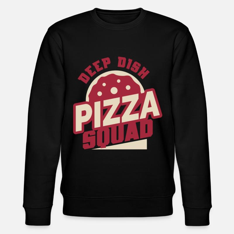 Plat profond Pizza Squad Chicargo - Sweat bio CHANGER Stanley/Stella Unisexe - noir