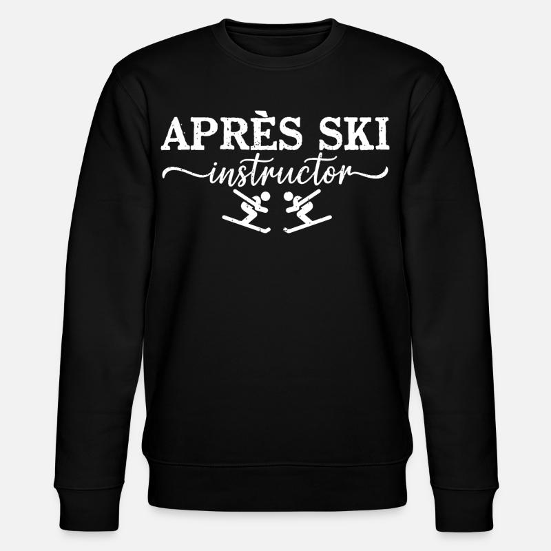 Moniteur d’après-ski Skilehrer Party - Sweat bio CHANGER Stanley/Stella Unisexe - noir