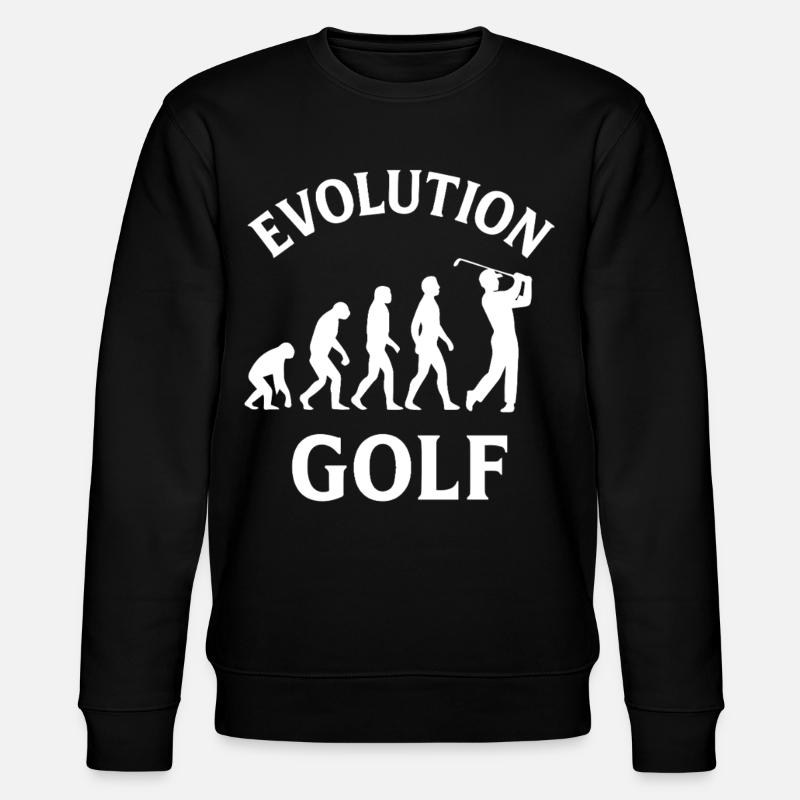 Evolution Golf Lustiges Golfdesign - Stanley/Stella Unisex Bio-Sweatshirt CHANGER  - Schwarz