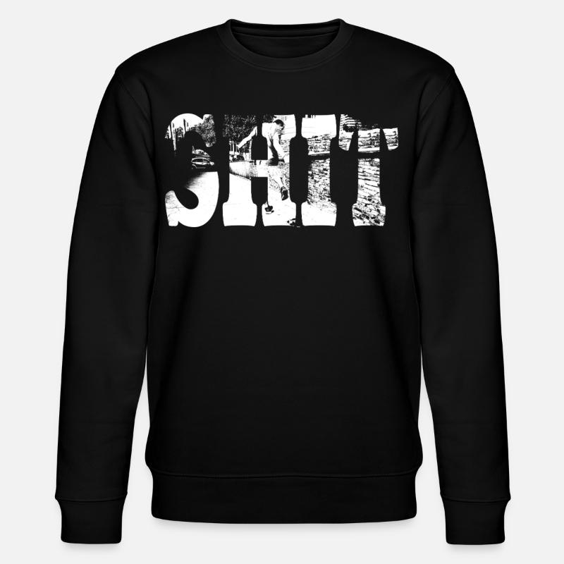Shit - Stanley/Stella Unisex Bio-Sweatshirt CHANGER  - Schwarz