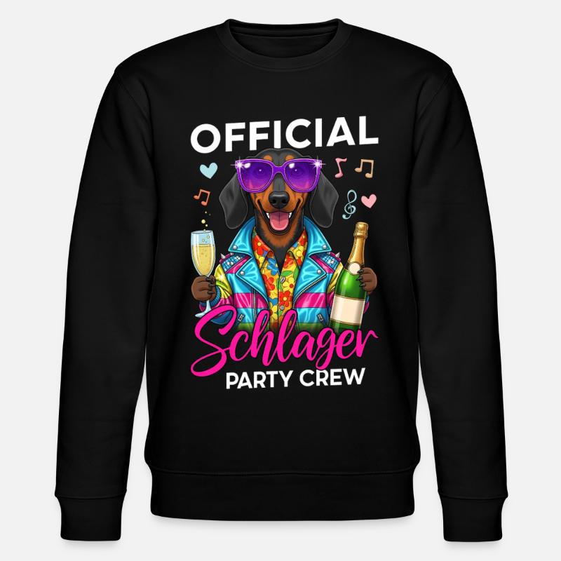 Équipe officielle de Schlager Party - Sweat bio CHANGER Stanley/Stella Unisexe - noir
