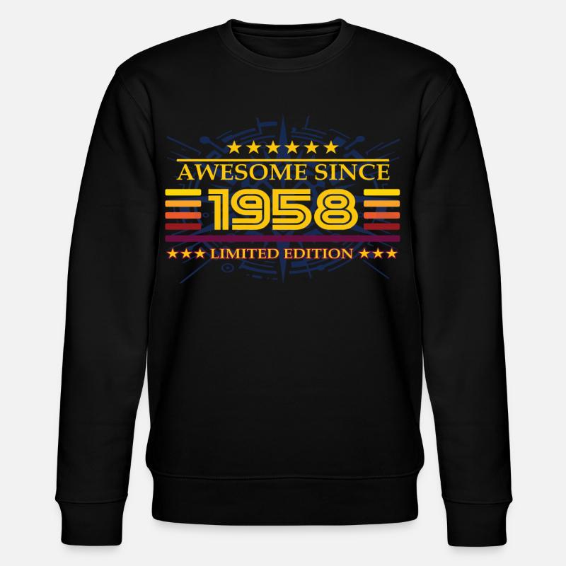 Génial depuis 1958 Édition limitée - Sweat bio CHANGER Stanley/Stella Unisexe - noir