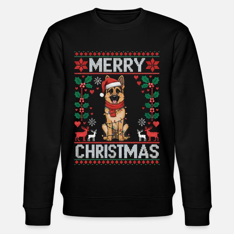 Berger allemand Cadeau de Noël - Sweat bio CHANGER Stanley/Stella Unisexe - noir
